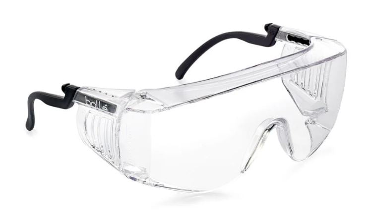 BOLLE SQUALE / OVERRIDE SAFETY SPECTACLES OTG PC CLEAR ASAF NYLON PC OTG - PACK OF 10