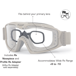 INFLUX PIVOT TERRAIN TAN W/CLEAR & SMOKE GRAY OPS CORE