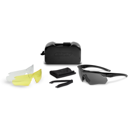 ESS CROSSBOW BLACK W/ CLEAR, SMOKE GRAY, HI-DEF YELLOW