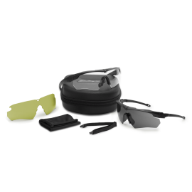 ESS CROSSBOW SUPPRESSOR 2x+ BLACK W/ CLEAR AND BLACK W/ SMOKE GRAY + LASER LPL-B