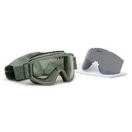 ess goggles ESS LAND OPS FOLIAGE GREEN W/ CLEAR AND SMOKE GRAY RETAIL – GovEyewear