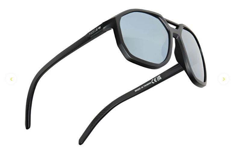 BOLLE ALTUS SUNGLASSES BLACK BIO-BASED PA FRAME FLASH POLARIZED PC LENS AS/AF COATING