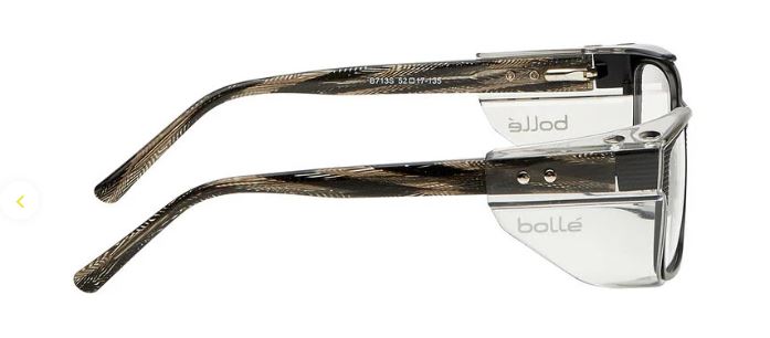 BOLLE B713 SMALL - STAINLESS STEEL ACETATE - GREY - 52/17-135