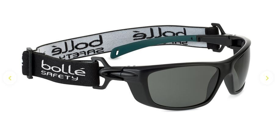 BOLLE BAXTER SAFETY SPECTACLES PC POLARIZED SMOKE AS PC FULL FRAME