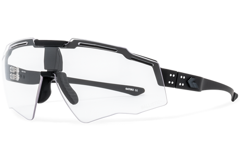 Ballistics Non-Polarized / ANSI Z87.1+ Smoke and Clear w/Anti-Fog Bundle / Black w/Black Logo