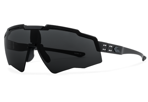 Ballistics Non-Polarized / ANSI Z87.1+ Smoke w/Anti-Fog / Black w/Black Logo
