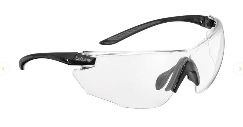 BOLLE COMBAT KIT TACTICAL SPECTACLES PC MULTI PLATINUM NYLON RIMLESS BLACK