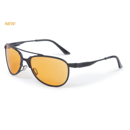 ESS inVINCEible AVIATOR BLACK SUBDUED W/ HI-DEF ORANGE RUST