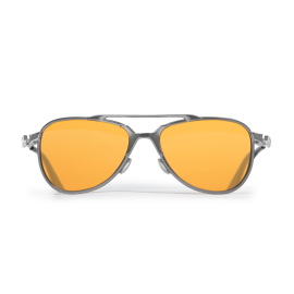 ESS inVINCEible AVIATOR GUNMETAL W/ HI-DEF ORANGE RUST