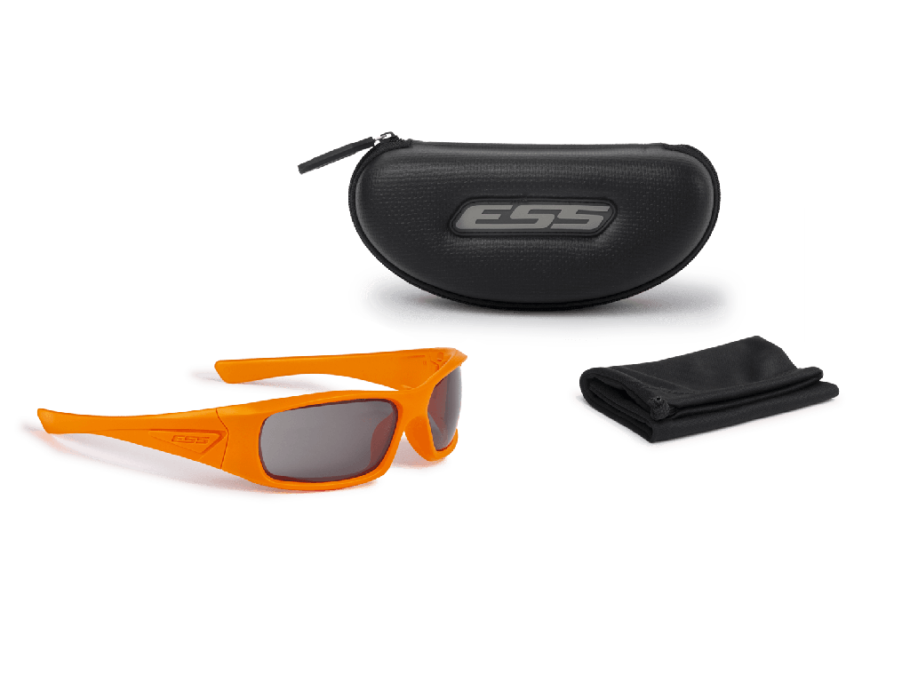 ESS 5B HI-VIS ORANGE W/ SMOKE GREY LENSES