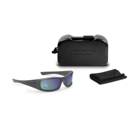 ESS 5B CARBON GRAY W/ POLARIZED MIRRORED GREEN