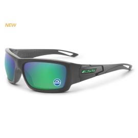 ESS CREDENCE CARBON GRAY W/ POLARIZED MIRRORED GREEN