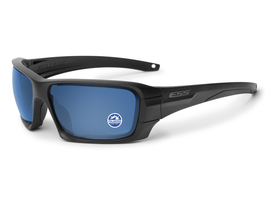 ESS ROLLBAR BLACK W/ POLARIZED MIRRORED BLUE