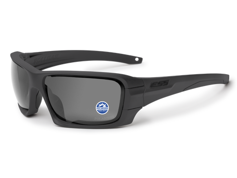 ESS ROLLBAR HERITAGE MATTE BLACK W/ POLARIZED MIRRORED GRAY