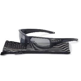 ESS CROWBAR SUBDUED FLAG BLACK W/ POLARIZED MIRRORED GRAY