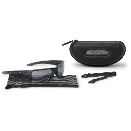 ESS CROWBAR SUBDUED FLAG BLACK W/ POLARIZED MIRRORED GRAY