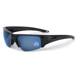 ESS CROWBAR BLACK W/ POLARIZED MIRRORED BLUE