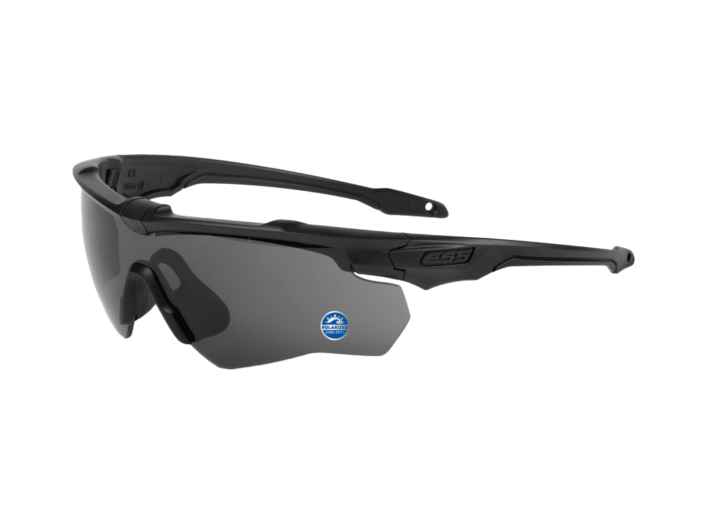 ESS CROSSBLADE STD MATTE BLACK W/ GRAY POLARIZED