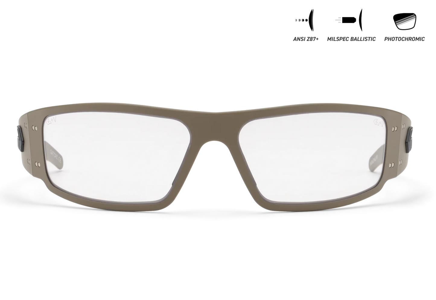 MILSPEC MAGNUM - TAN - PHOTOCHROMIC ANSI Z87.1+