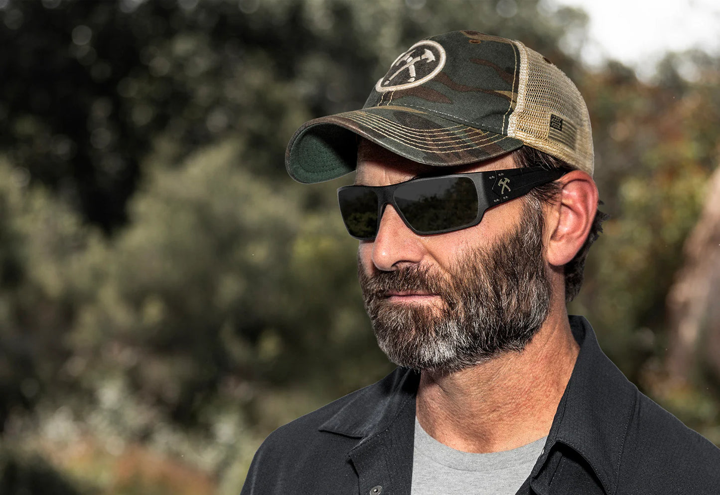 JACK CARR SPECTER - BLACK - DIGITALLY OPTIMIZED POLARIZED SMOKE