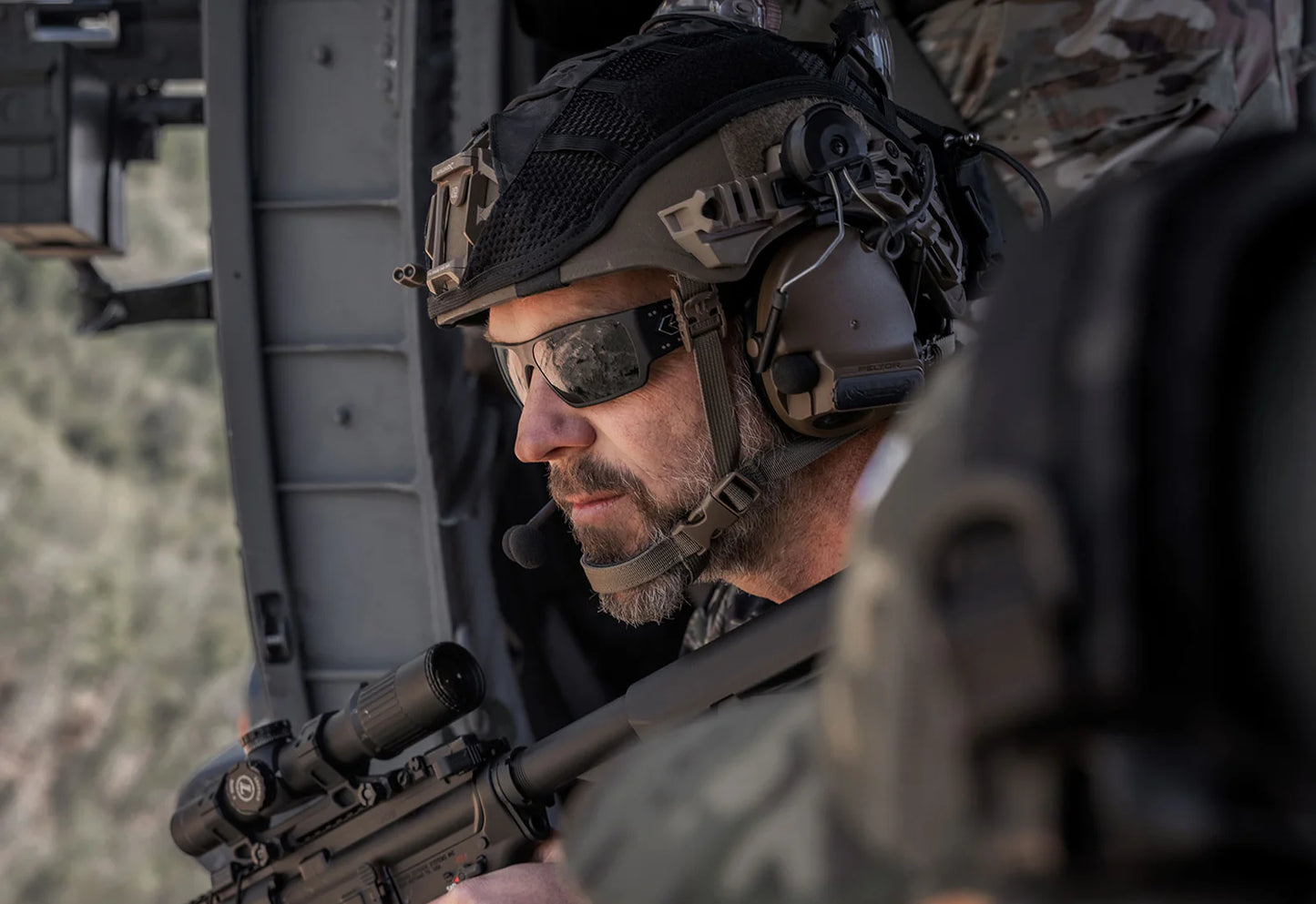 MILSPEC BALLISTIC Z87.1 SPECTER - CERAKOTE OD GREEN - PHOTOCHROMIC / ANTI-FOG