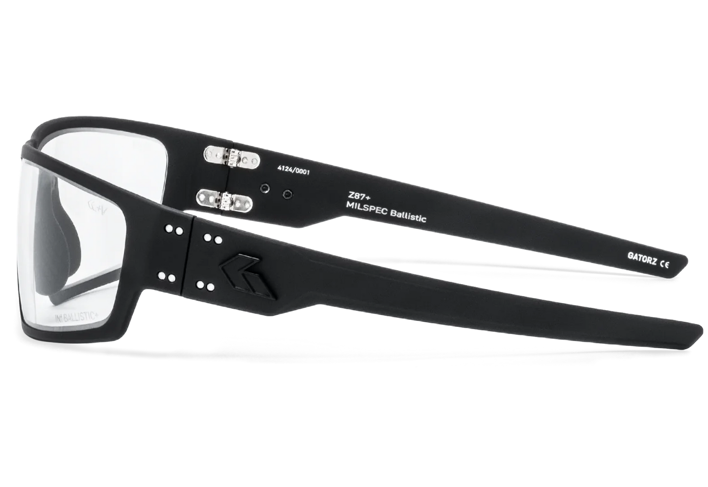 MILSPEC BALLISTIC ANSI Z87.1 WARHAWK - BLACK / BLACK LOGO - INFERNO / ANTI-FOG