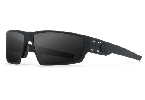 WARHAWK - BLACK / MATTE BLACK LOGO - OPZ SMOKE LENS