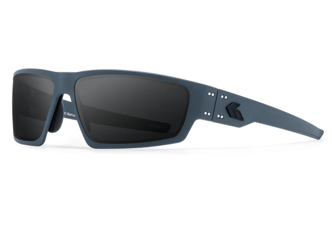 MILSPEC BALLISTIC ANSI Z87.1 WARHAWK - SLATE / BLACK LOGO - SMOKE / ANTI-FOG