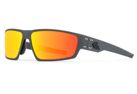 WARHAWK - GRAPHITE / MATTE BLACK LOGO - OPZ SUNBURST MIRROR LENS