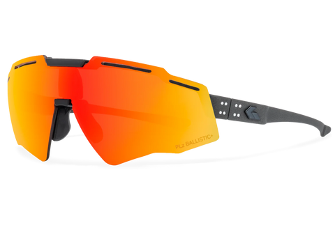 MILSPEC BLASTSHIELD B2 - GRAPHITE / ANSI Z87+ SMOKE SUNBURST POLARIZED