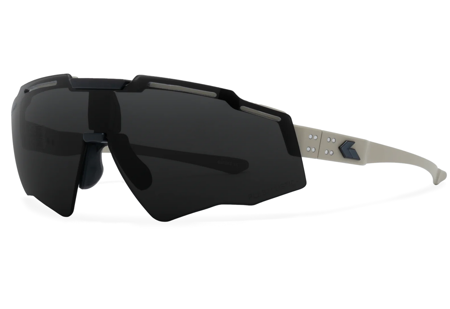 MILSPEC BLASTSHIELD B2 - DESERT / ANSI Z87+ SMOKE POLARIZED