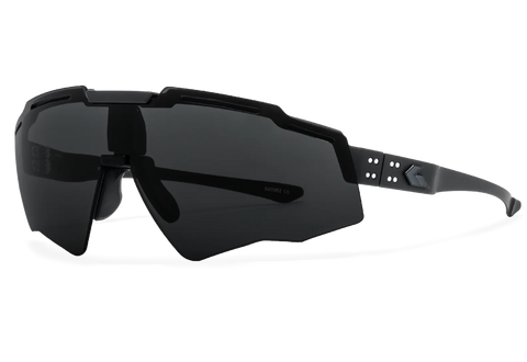 MILSPEC BLASTSHIELD B2 - BLACK / ANSI Z87+ SMOKE