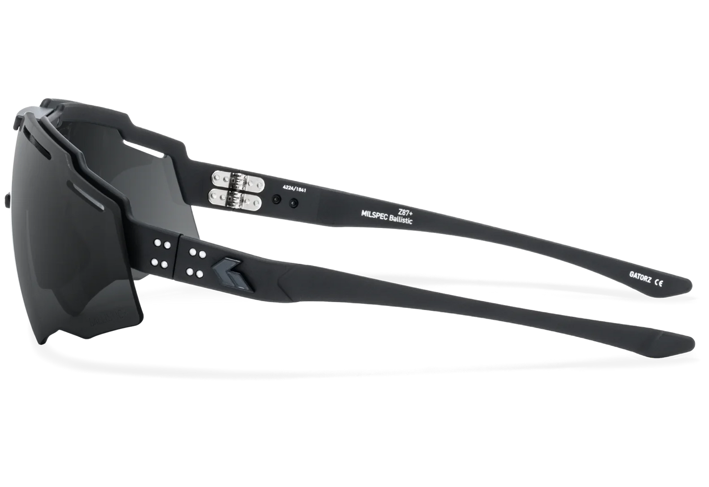 MILSPEC BLASTSHIELD B2 - BLACK / ANSI Z87+ SMOKE