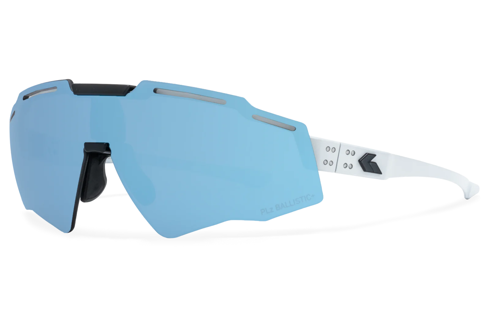 MILSPEC BLASTSHIELD B2 - FROST / ANSI Z87+ SMOKE BLUE MIRROR MILSPEC BLASTSHIELD B2 - FROST / ANSI Z87+ SMOKE BLUE MIRROR