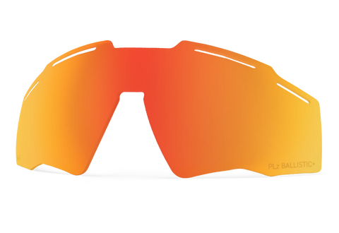 BLASTSHIELD B2 - MILSPEC BALLISTIC POLARIZED SMOKE SUNBURST MIRROR REPLACEMENT LENS