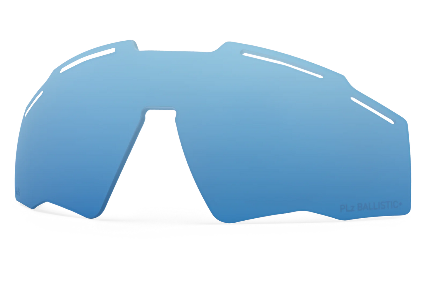 BLASTSHIELD B2 - MILSPEC BALLISTIC POLARIZED SMOKE BLUE MIRROR REPLACEMENT LENS