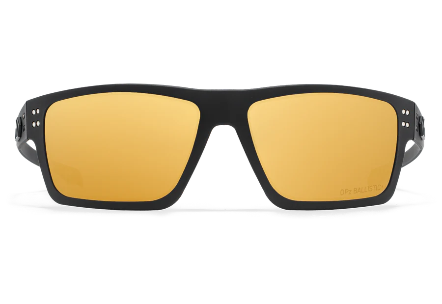 GATORZ SENTIX BLACK / MILSPEC BALLISTIC DIGITALLY OPZ ROSE, GOLD MIRROR LENS