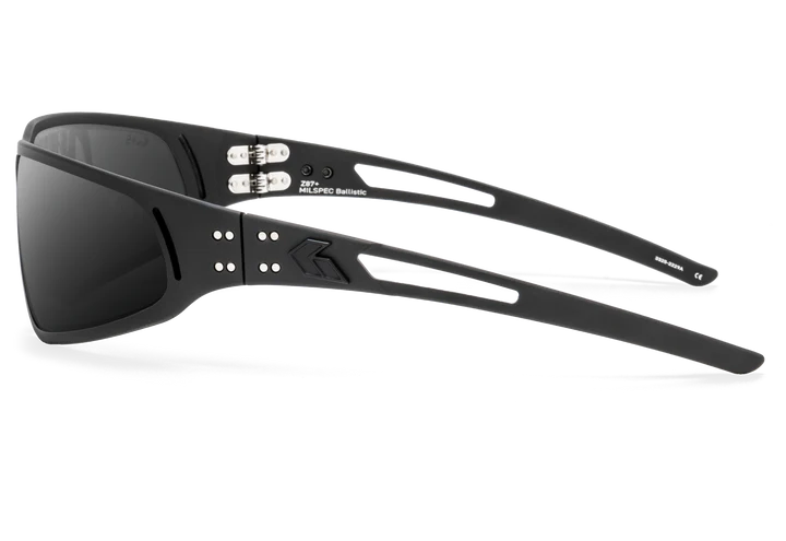 REVENANT - BLACK - MATTE BLACK LOGO - MILSPEC BALLISTIC SMOKE W/ ANTI-FOG, ANSI Z87.1+