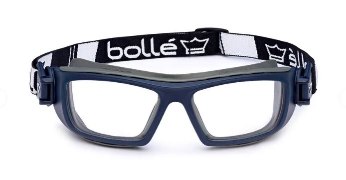 BOLLE KOVER RX - PC - NAVY BLUE - BLACK POLYESTER STRAP - 57/16