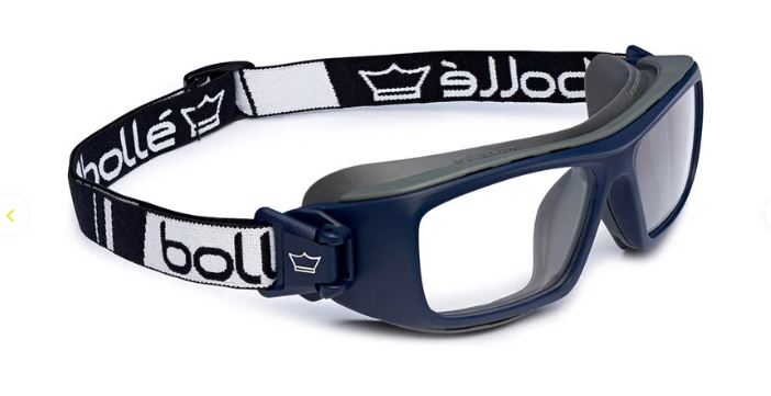 BOLLE KOVER RX - PC - NAVY BLUE - BLACK POLYESTER STRAP - 57/16