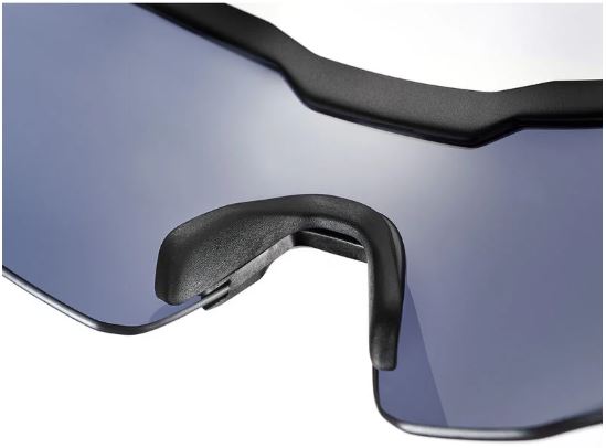 MY6 BSSI - EYESHIELDS - SMOKE PC LENS - PLATINUM ASAF - BLACK PC/NYLON FRAME