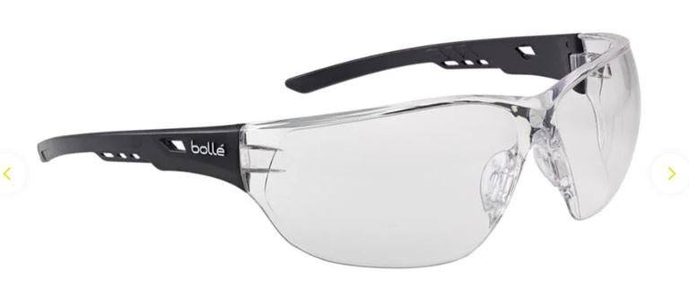 BOLLE NESS SAFETY SPECTACLES PC CLEAR ASAF PC RIMLESS