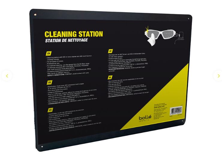 BOLLE B600 - DISPENSER WITH SPRAY AND DRY TISSUES