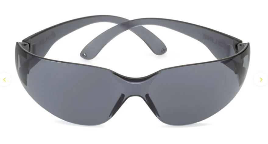 BOLLE BL30 SAFETY SPECTACLES PC SMOKE ASAF PC RIMLESS TRANSLUCENT TEMPLE