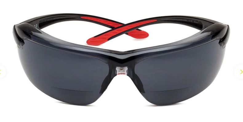BOLLE IRI-S SAFETY SPECTACLES PC SMOKE ASAF PC TPR RIMLESS READERS +2 - PACK OF 10
