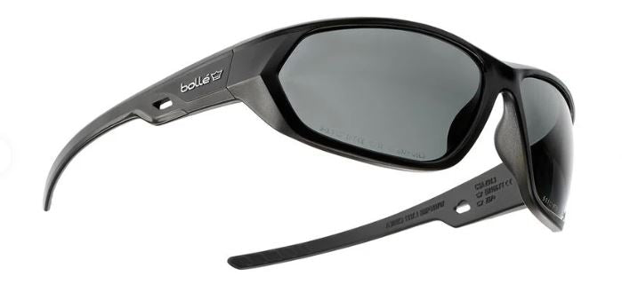 BOLLE KOMET INDUSTRIAL SPECTACLE PC SMOKE ASAF BLACK PC FULL FRAME - PACK OF 10