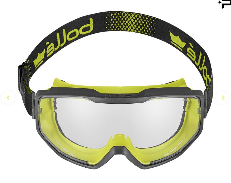 BOLLE SPECTRUM SAFETY GOGGLE PC CLEAR PLATINUM TOP BOTTOM INDIRECT VENTED WITH FOAM - PACK OF 5