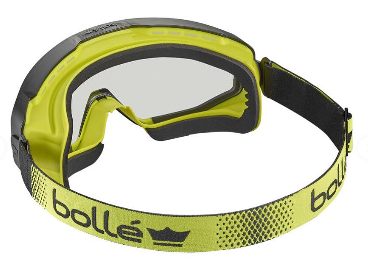 BOLLE SPECTRUM SAFETY GOGGLE PC CLEAR PLATINUM TOP BOTTOM INDIRECT VENTED WITH FOAM - PACK OF 5