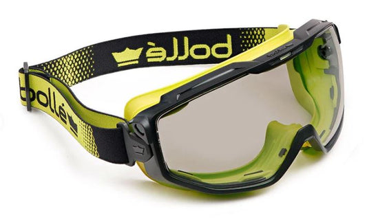 BOLLE UNIVERSAL GOGGLE SAFETY PC COPPER PLATINUM - PC/TPR TOP BOTTOM INDIRECT VENTED WITH FOAM - PACK OF 5