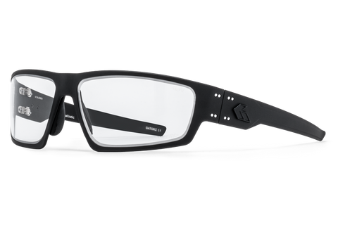 Ballistics / ANSI Z87.1+ MILSPEC Ballistic Clear w/Anti-Fog / Black w/Black Logo
